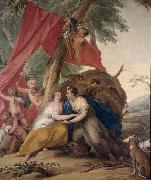 Jacob de Wit Jupiter disguised as Diana oil painting picture wholesale
